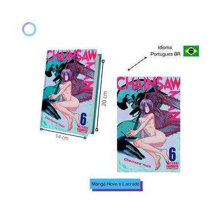 Mangá Chainsaw Man Homem Motosserra Vol. 6 - Português BR - Outros Livros -  Magazine Luiza