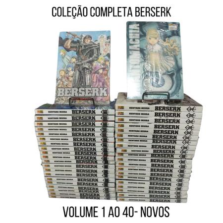 Manga Completo Berserk Vol 1 ao 40 - Lacrados Inclui Guia - Panini -  Revista HQ - Magazine Luiza