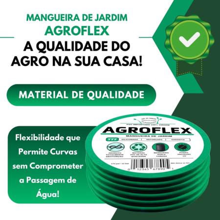 Imagem de Mangueira de Quintal AgroFlex 30 Mt e Esg. Tramontina