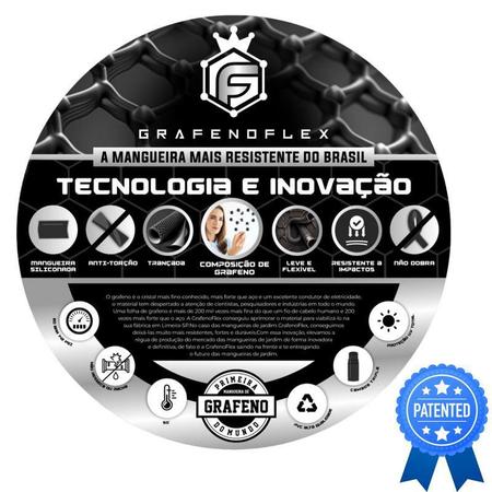 Mangueira Doméstica Não Dobra E Não Amassa 50Mts - Gf - Grafenoflex Imagem de Mangueira Doméstica Não Dobra E Não Amassa 50Mts - Gf