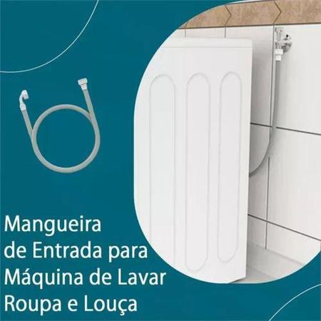 Imagem de Mangueira Entrada 1,2mt Lavadora Brastemp Electrolux Consul - Blukit