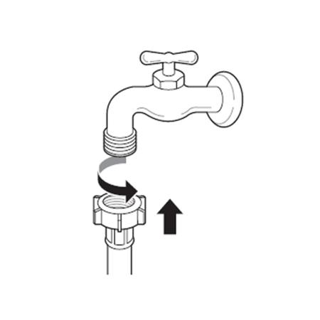 Imagem de Mangueira Entrada Lavadora Brastemp Consul 8 10 11 Kg 1,40m