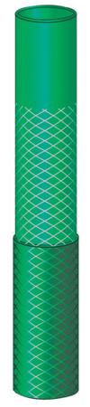 Imagem de Mangueira Flex Tramontina Verde em PVC 3 Camadas 25 m com Engates Rosqueados e Esguicho