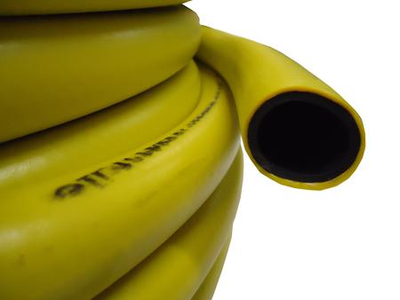 Mangueira Jardim Forte Reforçada Silicone Amarela 3/4 - 25m - Elite Imagem de Mangueira Jardim Forte Reforçada Silicone Amarela 3/4 - 25m