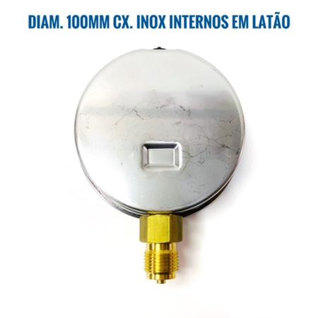 Manômetro De 0-280 Kgf/cm2 X 4000 Psi Vertical Com Glicerina - LRPROD WIKA Imagem de Manômetro De 0-280 Kgf/cm2 X 4000 Psi Vertical Com Glicerina