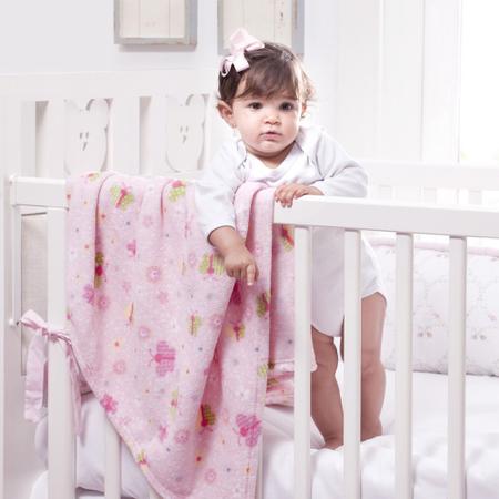 Imagem de Manta Bebê Infantil Microfibra Cueiro Cobertor Anti-alérgico Glorious Baby 90x110cm Corttex