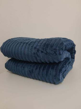 Imagem de Manta Cobertor Antialérgico Soft Alto Relevo Ondulada Canelada Mantinha Casal 2,20 X 1,80 m