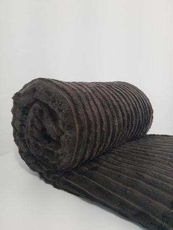Imagem de Manta Cobertor Antialérgico Soft Alto Relevo Ondulada Canelada Mantinha Casal 2,20 X 1,80 m