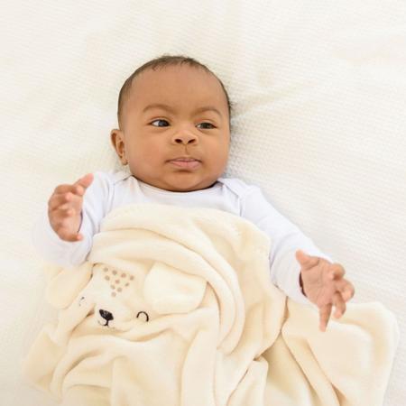Imagem de Manta cobertor bebe microfibra bichuus infantil estampada 110x85cm
