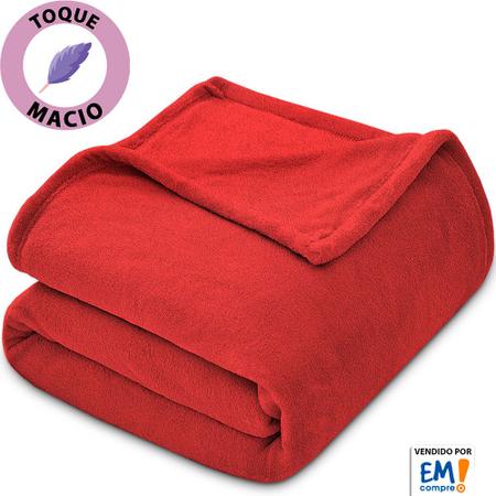 Imagem de Manta Cobertor Casal Soft Microfibra Macia 180x200cm Luftex - Emcompre