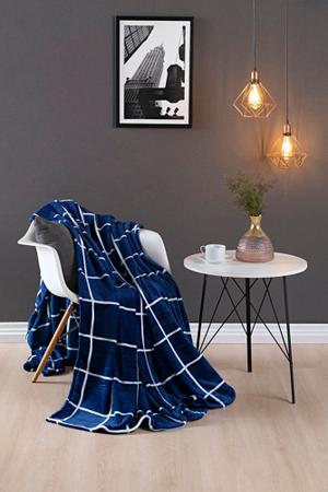 Imagem de Manta Cobertor Flannel Austin Grid Queen 2,40m x 2,20m