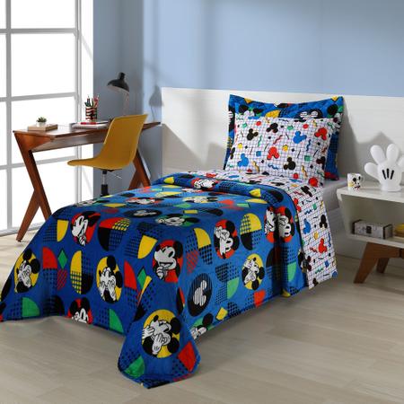 Imagem de Manta Cobertor Infantil + Porta Travesseiro - Linha Disney
