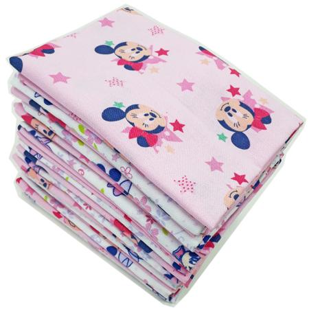 Imagem de Manta Cueiro Flanelado Minnie Disney Com 4 Unidades