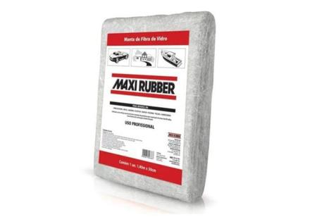 Manta Fibra Vidro 320g 1,40mx0,50m Maxi Rubber Imagem de Manta Fibra Vidro 320g 1,40mx0,50m Maxi Rubber