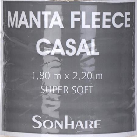 Imagem de Manta Fleece Casal Microfibra Lisa 200g Rosê Sultan