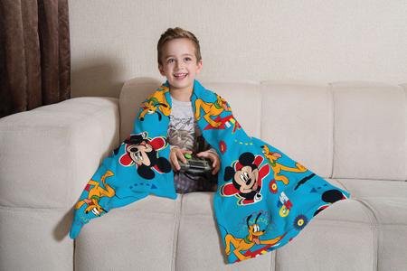 Imagem de Manta Fleece De Sofá Infantil Mickey Lepper