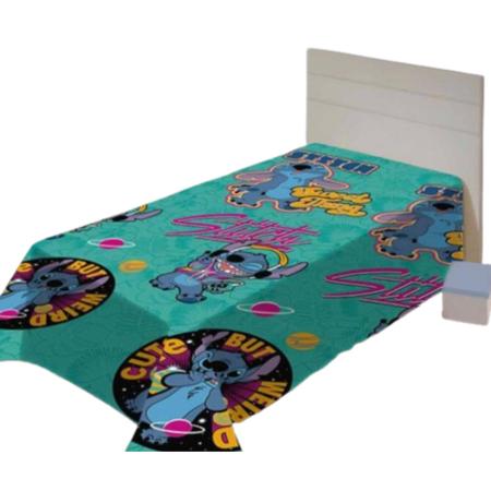 Manta Hipoalérgica Infantil Stitch Disney Jolitex Licenciada - Jolitex Ternille Imagem de Manta Hipoalérgica Infantil Stitch Disney Jolitex Licenciada