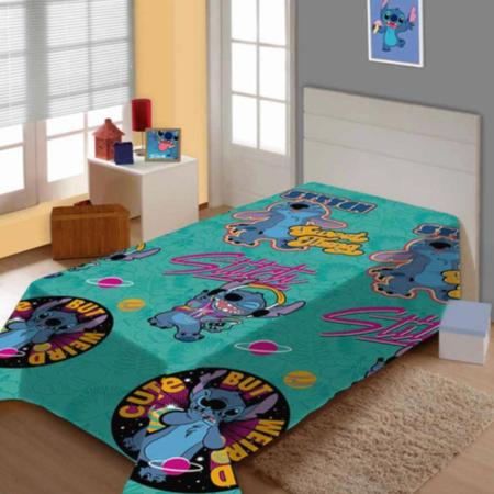 Manta Hipoalérgica Infantil Stitch Disney Jolitex Licenciada - Jolitex Ternille Imagem de Manta Hipoalérgica Infantil Stitch Disney Jolitex Licenciada