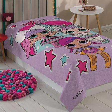 Manta Infantil Fleece Estampada LOL - LEPPER Imagem de Manta Infantil Fleece Estampada LOL