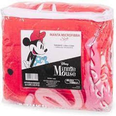 Imagem de Manta Jolitex Microfibra - Disney Minnie Mouse Vermelha
