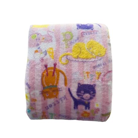 Imagem de Manta Microfibra Cats Rosa 180x200 Celta Infantil Corttex