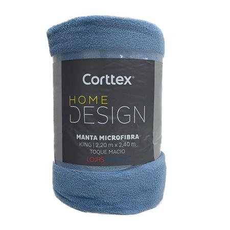 Imagem de Manta Microfibra King Corttex Home Design Antialérgico Cores