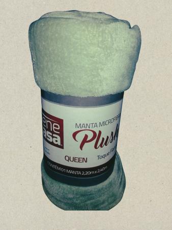 Imagem de Manta microfibra Plush Bene Casa toque flannel queen