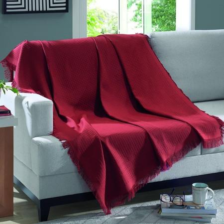 MANTA PARA DECORAÇÃO 100% ALGODÃO DOHLER MARROCOS 150x120 cm Imagem de MANTA PARA DECORAÇÃO 100% ALGODÃO DOHLER MARROCOS 150x120 cm