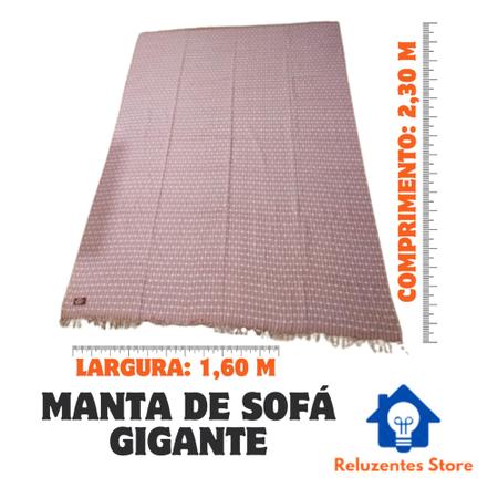 Imagem de Manta Para Sofa Grande Luxuosa Gigante tipo capa de sofá