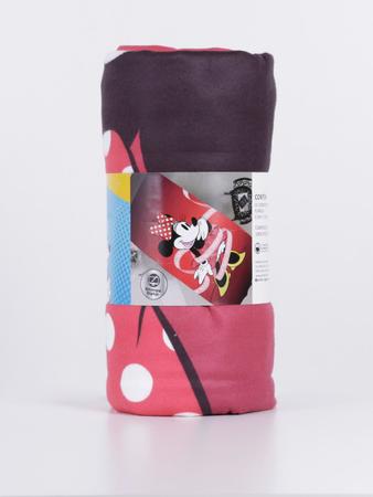 Manta Solteiro Infantil Disney Vermelho/preto Imagem de Manta Solteiro Infantil Disney Vermelho/preto