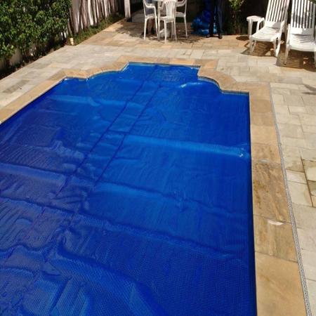 Imagem de Manta Térmica Piscina 330 Micras Atco 5x5 Black/blue