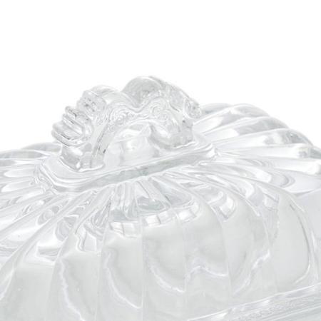 Imagem de Manteigueira em cristal ecológica com tampa Lyor Imperial 17,5x10,5x10cm