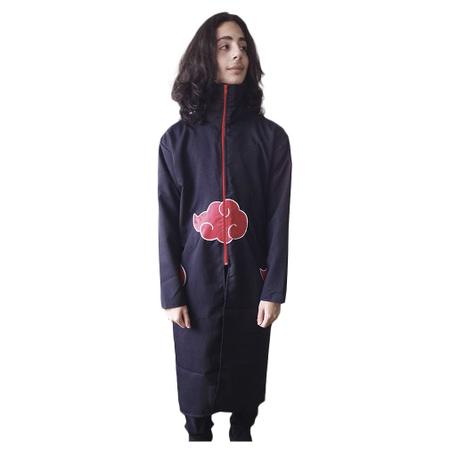 Naruto Akatsuki Nuvem Vermelha Robe Cos Roupas