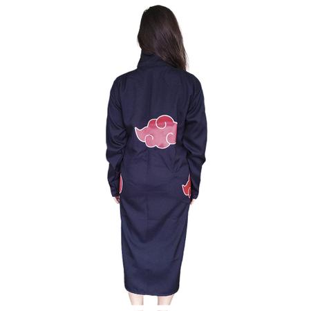 Naruto Akatsuki Nuvem Vermelha Robe Cos Roupas