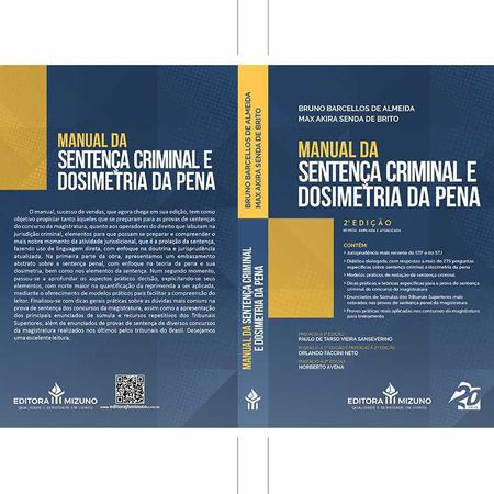 Imagem de Manual da Sentença Criminal e Dosimetria da Pena