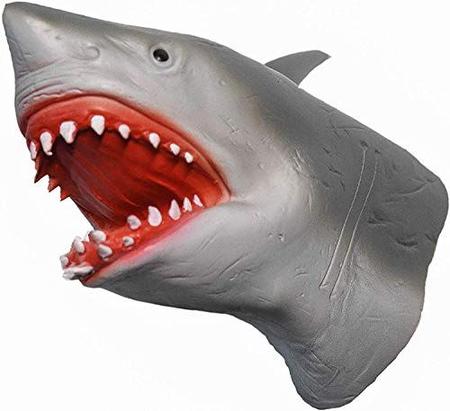 Imagem de Mão de Tubarão Realista em Látex - Brinquedo de Mão Yolococa (Brinquedo de Pelúcia Divertido)