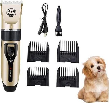 Máq. de Tosa Profissional p/ Pet - Alta Performance e Kit - Goldenmix Imagem de Máq. de Tosa Profissional p/ Pet - Alta Performance e Kit