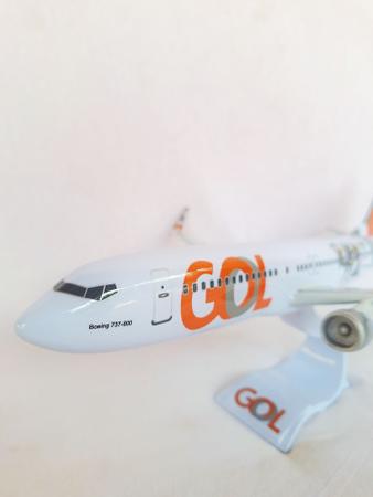 737-800 38 CM GOL GLOBO - Maquete de Avião