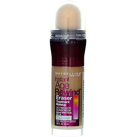 Imagem de Maquiagem Anti-idade Instant Age Rewind Maybelline, Bege Médio 300 0.1927ml (Pacote com 2)