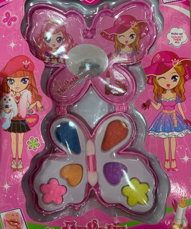 Kit Maquiagem Infantil Borboleta Estojo Makeup p/ Boneca - Zein - Maquiagem  infantil - Magazine Luiza