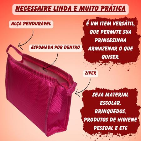 Imagem de Maquiagem infantil kit com nescessaire linda presente dia das crianças 