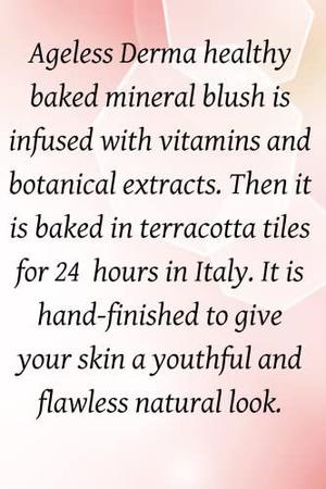 Imagem de Maquiagem mineral assada de derma sem idade Blush Healty com Extratos Botânicos (Redemoinho de Frutas) Feito nos EUA. Maquiagem do marcador