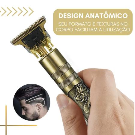 Imagem de Máquina Acabamento Cabelo Barba S/fio Bivolt Envio Imediato