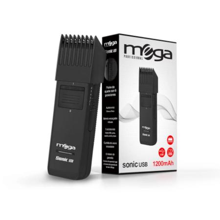 Imagem de Máquina de Acabamento para Barba e Bigode Sonic USB MEGA Profissional