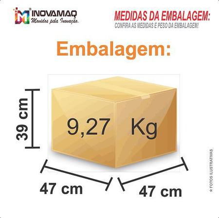 Imagem de Máquina de Algodão Doce Profissional - AD-43 Vermelha - Inovamaq