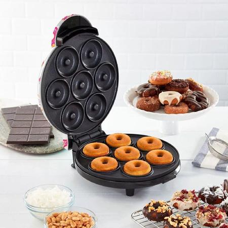 Máquina de assar bolos de donut aquecida frente e verso 1000W 220V - J-One Imagem de Máquina de assar bolos de donut aquecida frente e verso 1000W 220V
