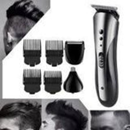 Imagem de Máquina De Barbear, Cortar Cabelo, Aparador Elétrico, Kit De Pelos 3 Em 1 Masculino - Kemei Km-1407