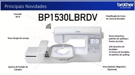 Imagem de Máquina De Bordar Brother Eletrônica Bp1530 -WIFI-autovolt