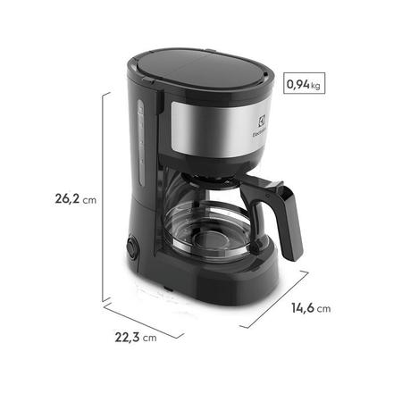 Imagem de Maquina de Café Cafeteira Elétrica Electrolux 15 Xícaras Efficient  Em Inox
