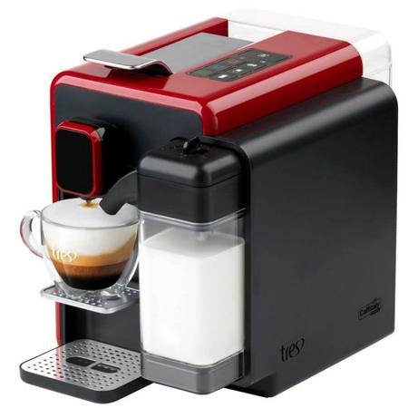 Imagem de Máquina de Café Expresso e Bebidas Quentes Tres Corações Barista 220V Vermelha